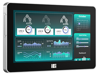 Discover the 7" IEI Fanless Panel PC featuring Rockchip® RK3566 processor, anti-glare and anti-UV PCAP, and support for gloved and wet hand operation. Optional WiFi5/6 and Bluetooth®5.0 available. Ideal for industrial applications.