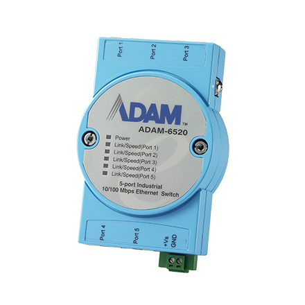 ADAM-6520-BE Advantech 5-Port Ethernet Switch
