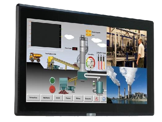 22" IEI Industrial Panel Mount Capacitive Touchscreen