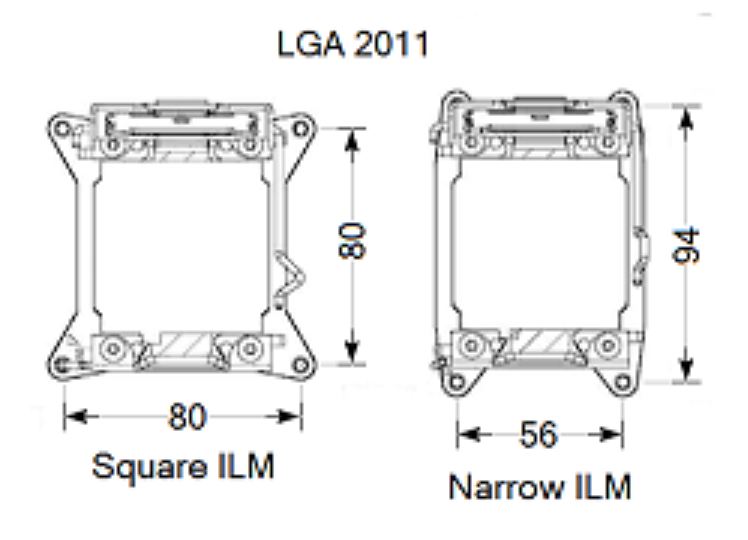 LGA-2011 mounting screw types