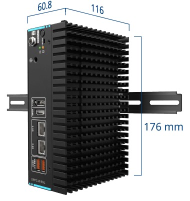 IEI Fanless DIN-Rail Embedded Industrial Computer
