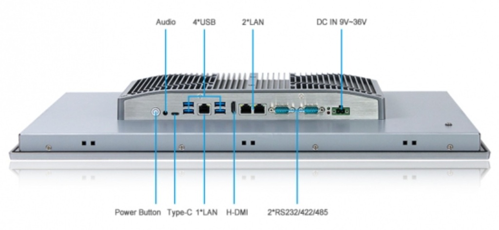 21.5" Panel PC - i7 with IP65 and SSD