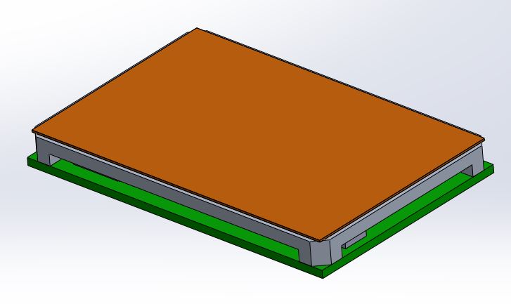 PCOM-BA01 with heat spreader and top pad