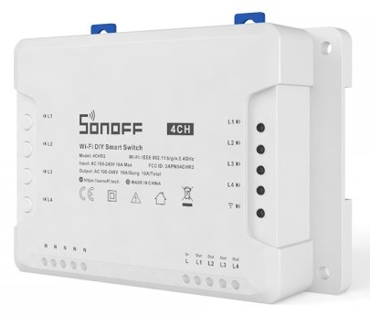 Sonoff 4-Gang Wi-Fi Smart Switch