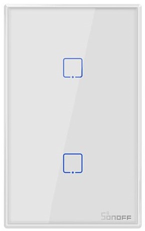 Sonoff In Wall WiFi and RF Switch White 2 Gang