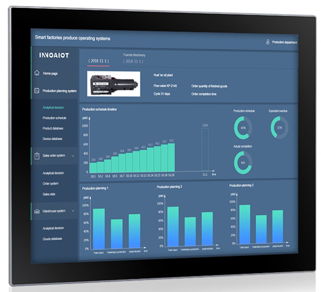 19" Panel PC - J6412 IP65 with RAM and SSD