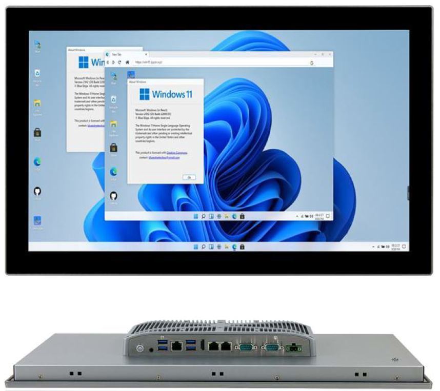 21.5" Panel PC - J6412 IP65 with RAM SSD