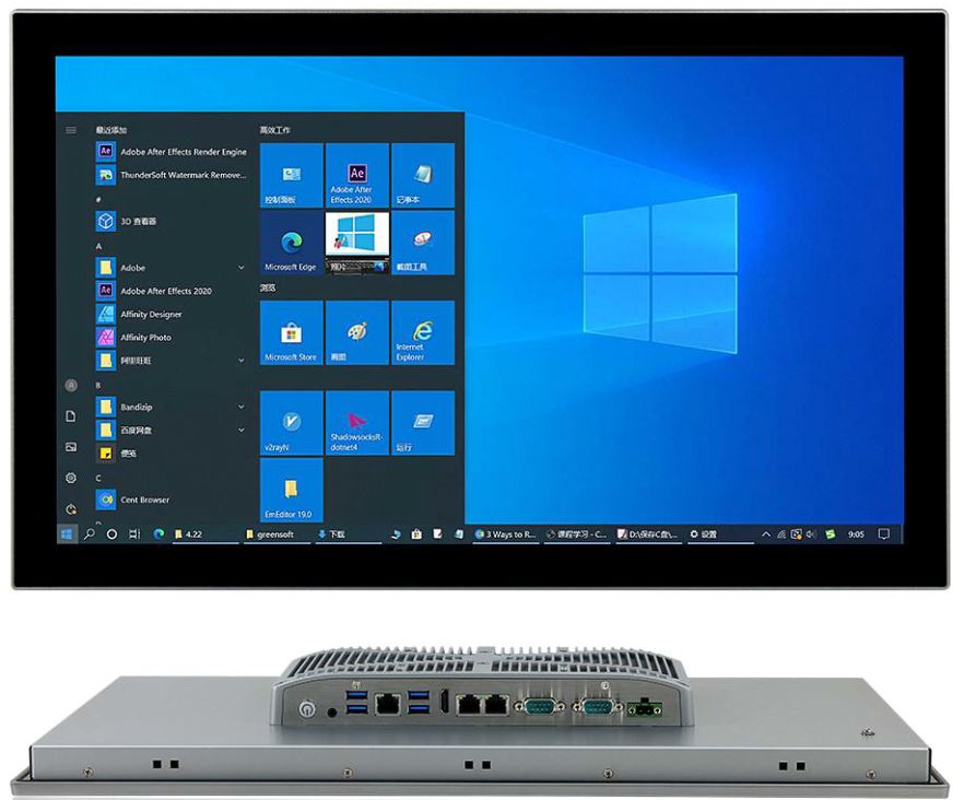 23.8" Panel PC - J6412 IP65 with RAM SSD