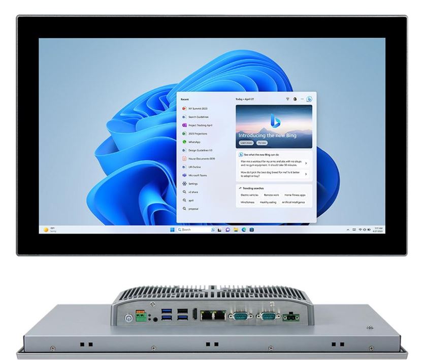 18.5" Panel PC - i5 IP65 with 8GB RAM 256GB SSD