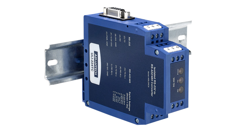 Advantech RS232 to RS422/485 Converter DIN Rail