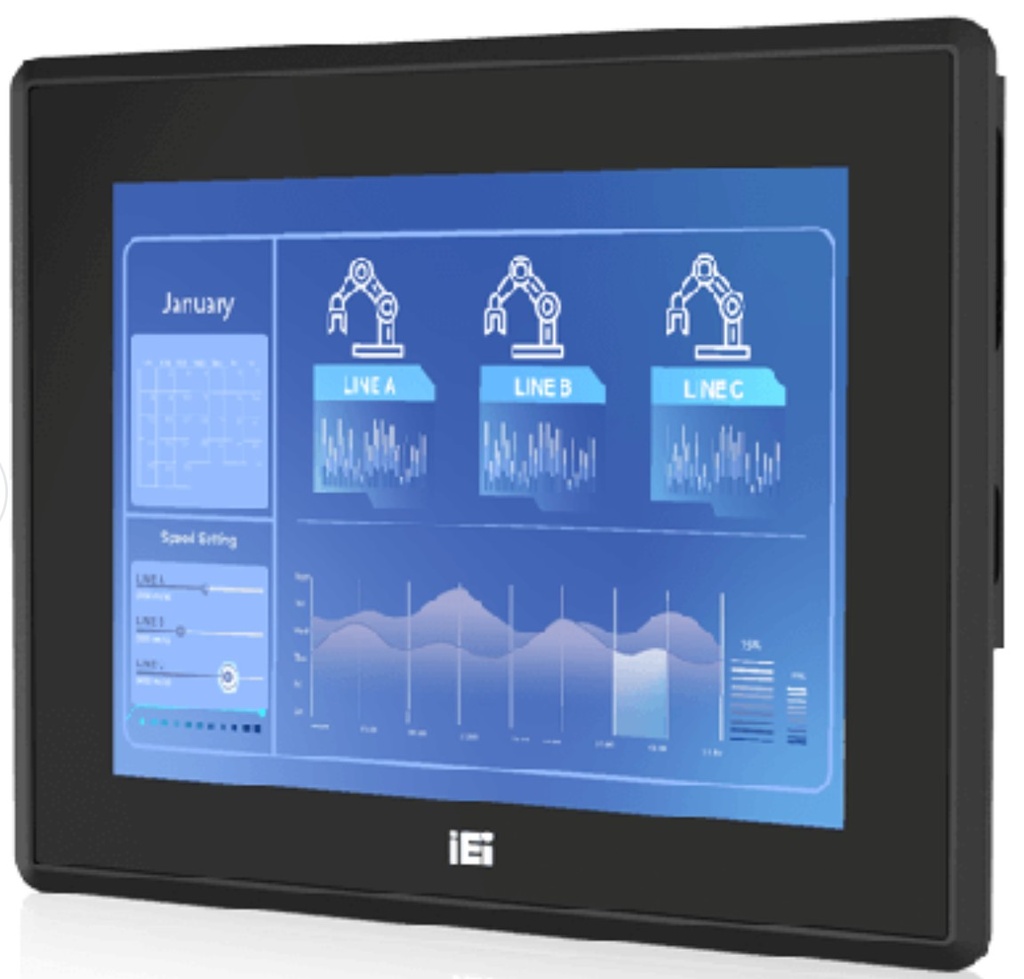10.4" IEI Fanless Panel PC - i5 with 8GB RAM