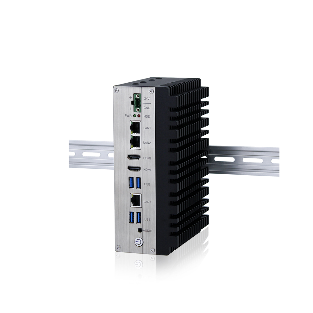 DIN-Rail i7 Fanless Industrial Box PC