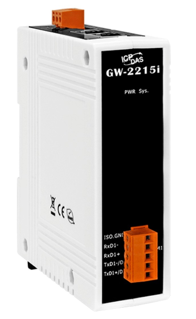 ICP DAS Modbus/TCP to RTU/ASCII Gateway with 2-Port Ethernet Switch