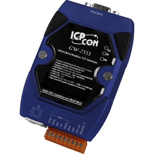 ICP DAS Converter Profibus to Modbus TCP