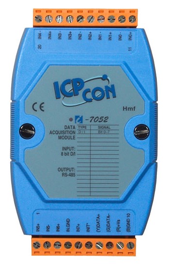 ICP DAS Remote IO DCON Protocol RS485 8DI