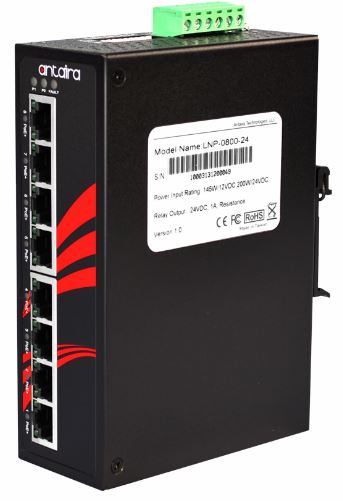 Antaira Unmanaged 8LAN POE Switch 24V