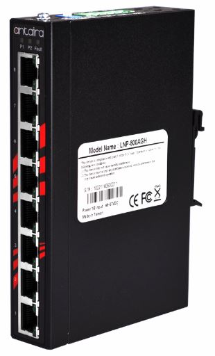Antaira Unmanaged 8LAN POE GBE Switch