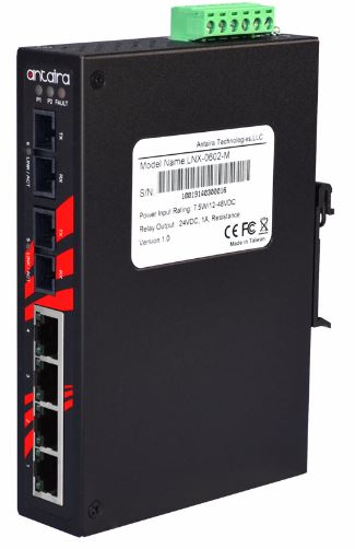 Antaira Unmanaged 4LAN 2SM SC Switch